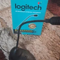 میکروفون رومیزی برندlogitech،به همراه کابل تبدیل