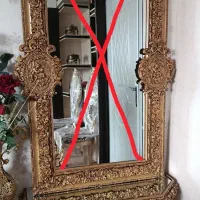 آینه کنسول چوبی