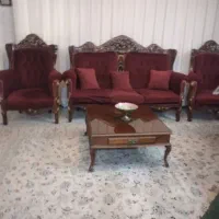 مبل ۹ نفره منبت چوب راش با نهارخوری شش نفره|مبلمان خانگی و میز عسلی|تهران, جی|دیوار