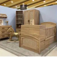 تخت و کمد نوزاد|تخت و سرویس خواب|اراک, |دیوار