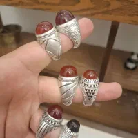 انگشتر عقیق نقره