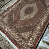 قالی ۶ متری بیجار شاهین دژ ابریشم دار اعلا