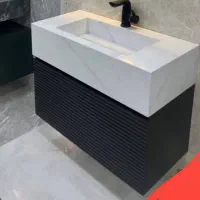 روشویی کابینتی مشکی از سایز 50 به بالا