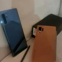 گوشی نوت10پلاس و‌ کیف کلاسوری هوشمند