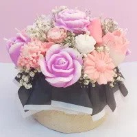 باکس گل شمع، هدیه دادن، دکوری، شب یلدا، تولد