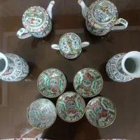 سرویس چینی مرغی قدیمی دور طلایی ۳۵ سال پیش|کلکسیون اشیاء عتیقه|شاهینشهر, مخابرات (شهید بهشتی)|دیوار