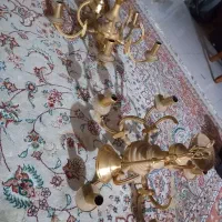 لوستر برنزی دو عدد