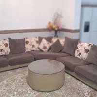 مبلمان راحتی در حد نو|مبلمان خانگی و میز عسلی|خرمآباد, |دیوار