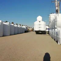 تانکر پلی اتیلن منبع آب مخزن پایه دار