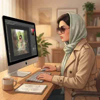 طراحی حرفه ای لوگو ، ادیت و روتوش حرفه ای عکس