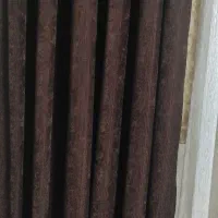 پرده پانچ‌  مخمل قهوه ای با بهترین کیفیت|پرده، رانر، رومیزی|شیراز, شهرک سراج‎|دیوار