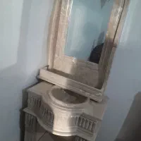 روشویی سنگی دوپایه|لوازم سرویس بهداشتی|آذرشهر, |دیوار