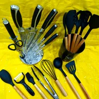 سرویس چاقو و کفگیر ملاقه|ظروف پخت‌وپز|اهواز, زیتون کارگری|دیوار