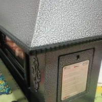 بخاری شومینه نیک کالا و تعدادی لوله بخاری نو