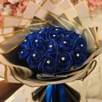 سفارش انواع دسته گل روبانی پذیرفته میشود|گل مصنوعی|بوشهر, |دیوار