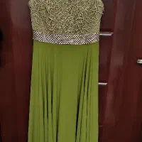 دوتا پیراهن مجلسی سنگدوزی سایز لارج