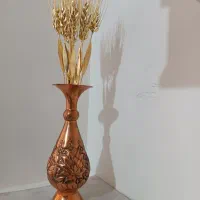 گلدان مسی قلمزنی باگل برنجی