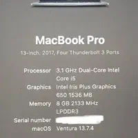 مکبوک پرو تاچ بار دار ۲۰۱۷