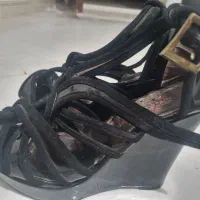 کفش پاشنه بلند مشکی|کیف، کفش، کمربند|کرمان, |دیوار