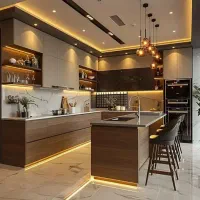 ساخت و تعمیر کابینت و کمد دیواری  لوکس دیزاین