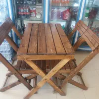 میز صندلی تاشو روسی