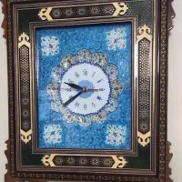 ساعت صفحه میناکاری با قاب خاتم اعلا