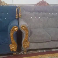 مبل درحد نو با جلو مبلی ودوتا میز