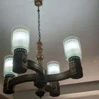 لوستر چوبی|لوستر و چراغ آویز|قزوین, |دیوار