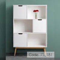 کتابخانه کمد دار مینیمال مدرن تمام ام دی اف|کتابخانه، شلف، قفسه‌های دیواری|کرج, حیدرآباد|دیوار