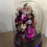 باکس شیشه ای گل خشک