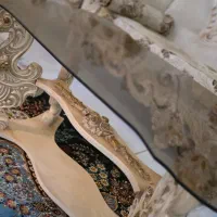 مبل سلطنتی ۹ نفره با جلومبلی(چوب راش)|مبلمان خانگی و میز عسلی|فردوسیه, |دیوار