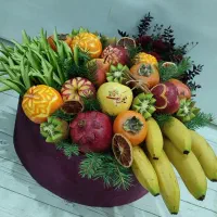 میوه آرایی و حکاکی هندوانه شب یلدا|خدمات پذیرایی، مراسم|ماهدشت, |دیوار