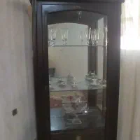 ویترین چوبی آینه دار سالم
