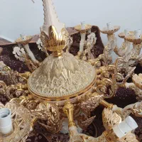 لوستر برنزی جدید طرح پانیذ|لوستر و چراغ آویز|اردبیل, |دیوار