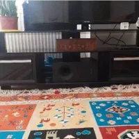 میز تلویزیون شیشه ای
