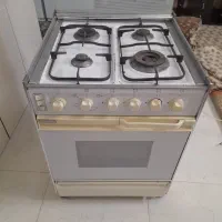 گاز چهار شعله فر دار لعابی سینجر