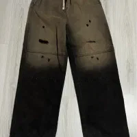 شلوار لی کاغذی زغالی