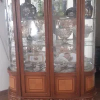 بوفه ویترین چوبی