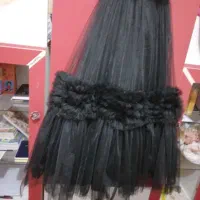 دون مشکی بلند دخترونه سایز ۸|لباس|خوی, |دیوار