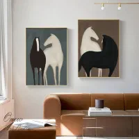 تابلو اسب تابلو مینیمال|تابلو، نقاشی، عکس|تهران, الهیه|دیوار
