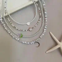 کالکشن گردنبند سفید