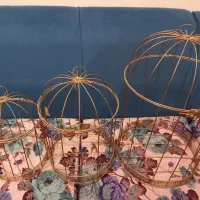 قفس تزئینی  گوی حصیری تزئینی سفره عقد باکس آینه ای|لوازم جانبی حیوانات|شهرکرد, |دیوار