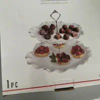 شیرینی خوری دو طبقه سفید
