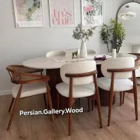 میز ناهارخوری خاص با صندلی حصیری آنجل ارزان کمجا|میز و صندلی غذاخوری|تهران, نیروی هوایی (پیروزی)|دیوار