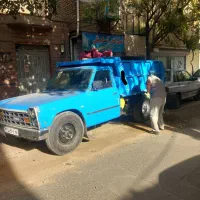 حمل خاک، نخاله و مصالح ساختمانی با نیسان