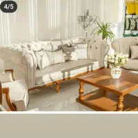 مبل خام استیل کلاسیک فرانسوی و وانیا|مبلمان خانگی و میز عسلی|قم, بیانی|دیوار