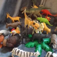 ست حیوانات ۴۱ تیکه در حد نو|اسباب‌‌بازی|تهران, سهروردی|دیوار