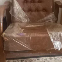 صندلی چوبی|صندلی و نیمکت|مهریز, |دیوار