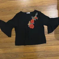 لباس شومیز مخمل بولیز مشکی سیاه استوک تاناکورا|لباس|تهران, اکباتان|دیوار