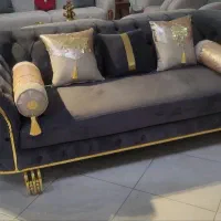 مبل سه‌نفره لوکس چستر مخمل